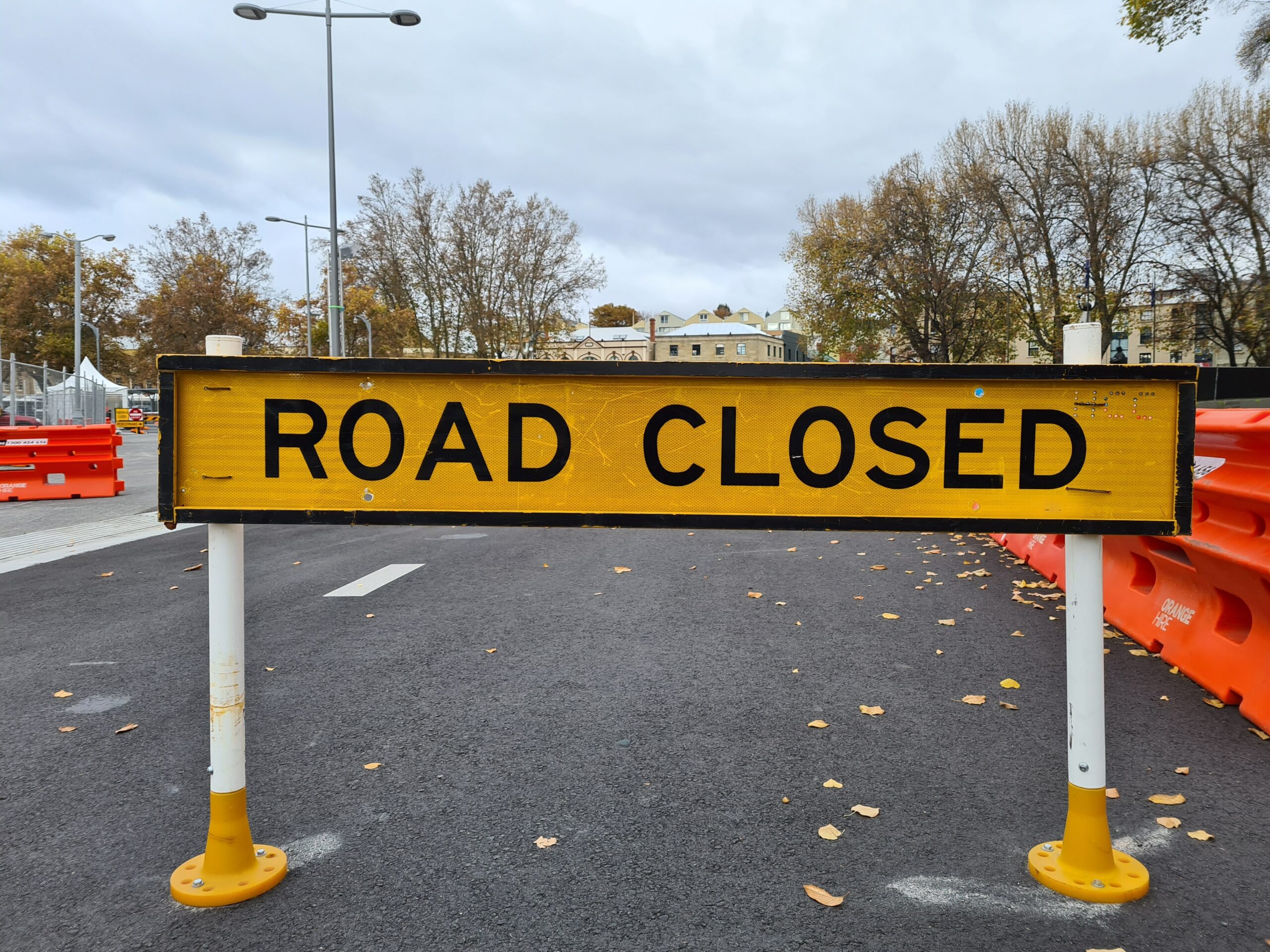 Road closure due to accident